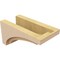 Ekena Millwork 7"W x 14"D x 7"H Wide Rivera Rough Cedar Woodgrain TimberThane Corbel, Primed Tan CORUR07X14X07RIVRCPR - alternate 6